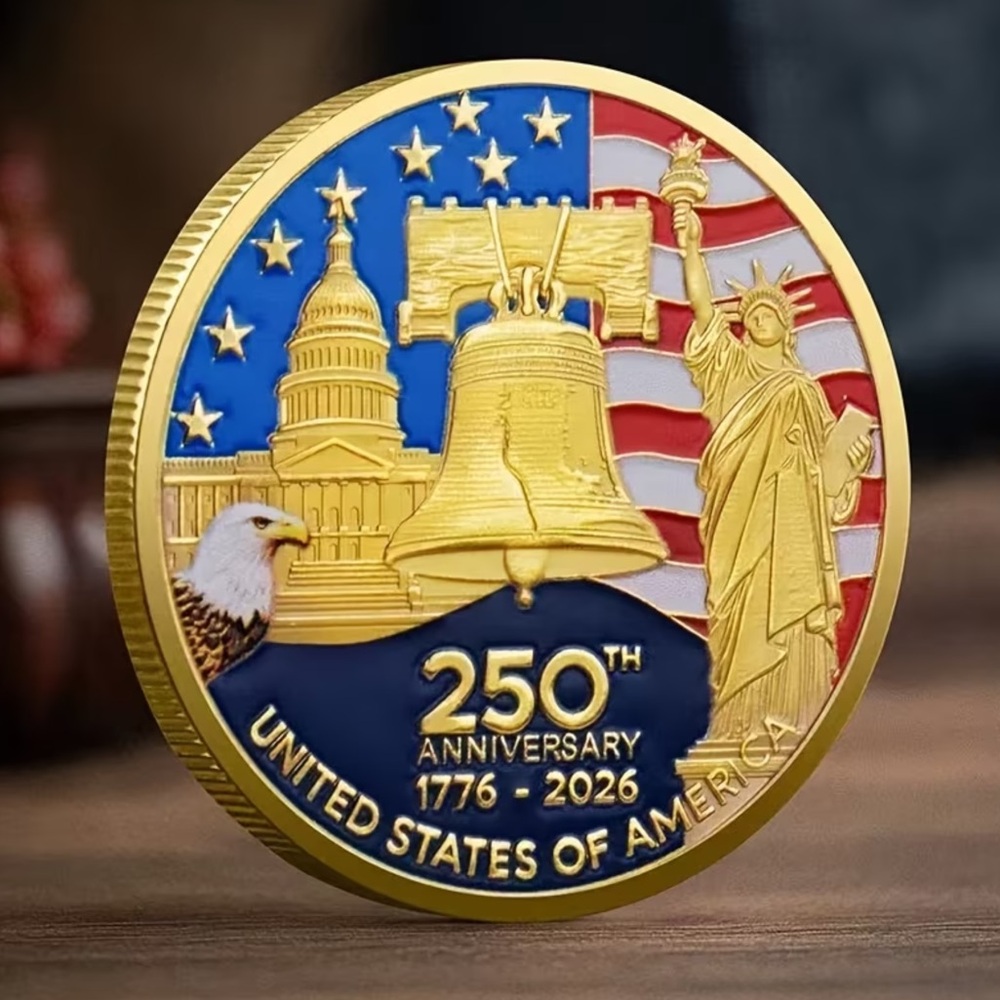 🇺🇸Patriotic Commemorative USA 250th Anniversary Coin